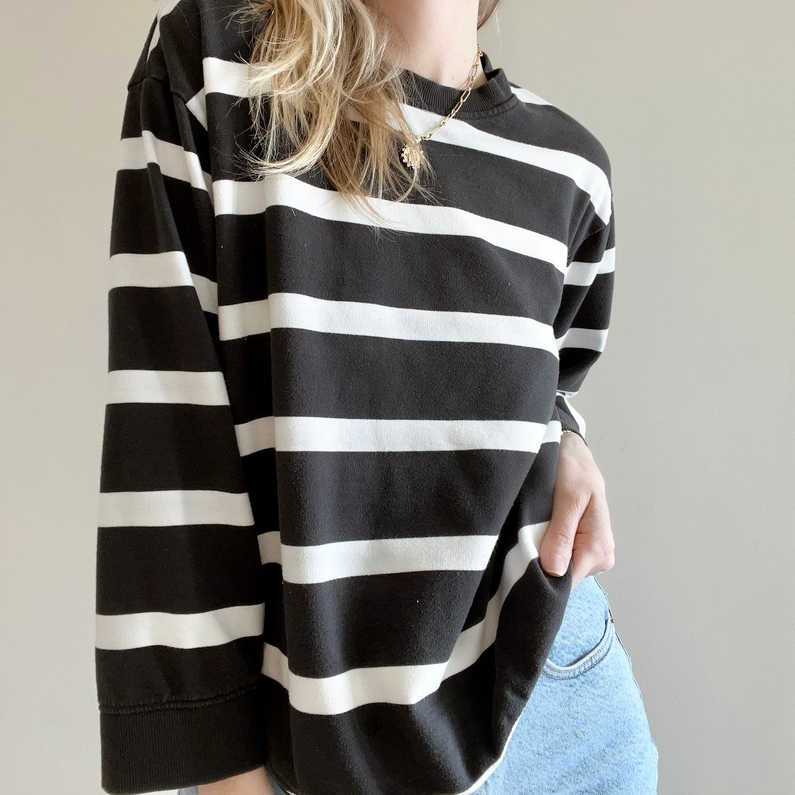 Striped Sweatshirt